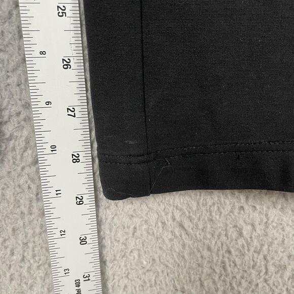 St John Pants Womens 10 Black Straight Leg Classic Pull On Dress Career Stretch - Picture 11 of 11